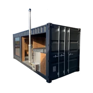 Container aménagé en Spa 15 m² pour 4 à 6 personnes
