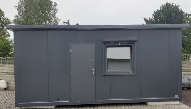 Conteneur bureau 15 m2 avec wc + kitchenette