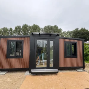 Conteneur maison 36,5 m², 2 chambres, salle de bain et cuisine